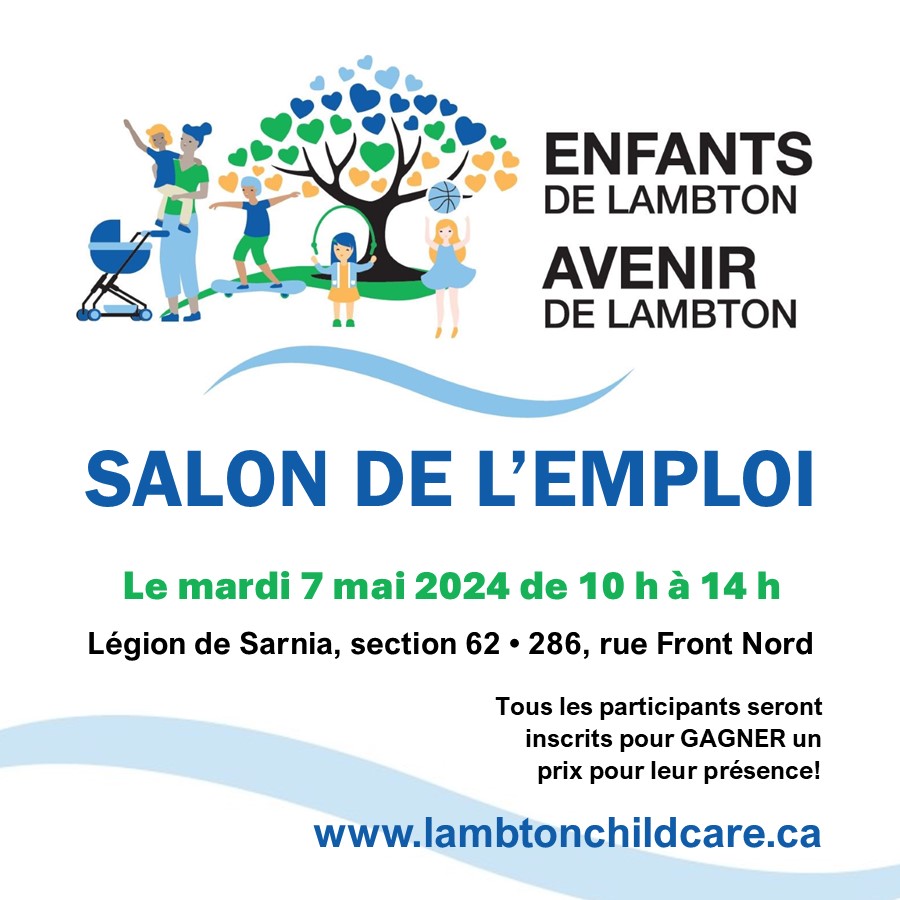 Salon De L'Emploi Le Mardi mai 2024 de 10h a 14h Legion de Sarnia 