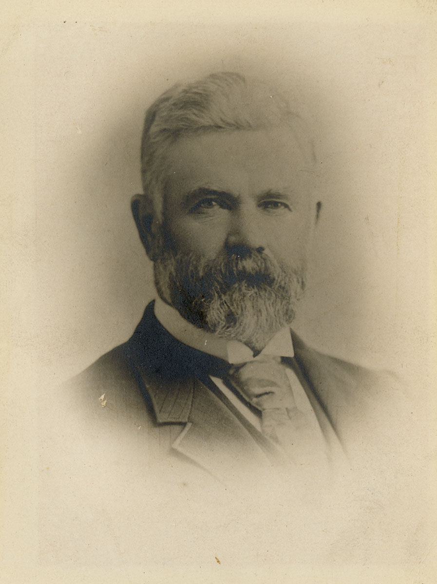 Oliver Simmons Historic image of an adult white male from the 1800s wearing a formal jacket and shirt.