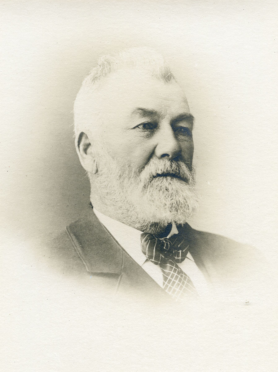 William McMahan Historic image of an adult white male from the 1800s wearing a formal jacket and shirt.