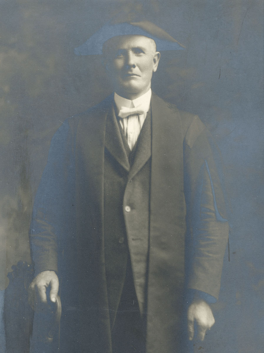 William Davis Historic image of an adult white male from the early 1900s wearing a formal jacket and shirt.
