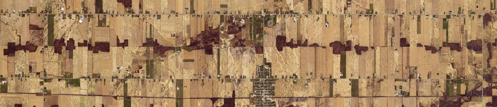 Aerial image of farmland