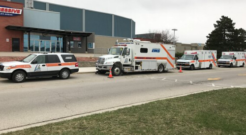 Emergency Vehicles Lined up