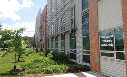 Exterior of Sarnia-Lambton Economic Partnership Building