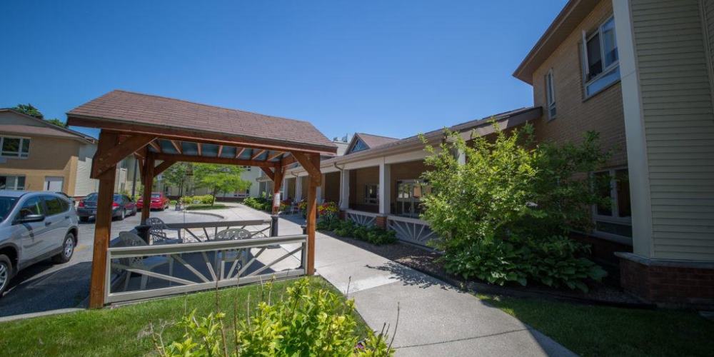 Exterior of Marshall Gowland Manor Long-Term Care Home in Sarnia