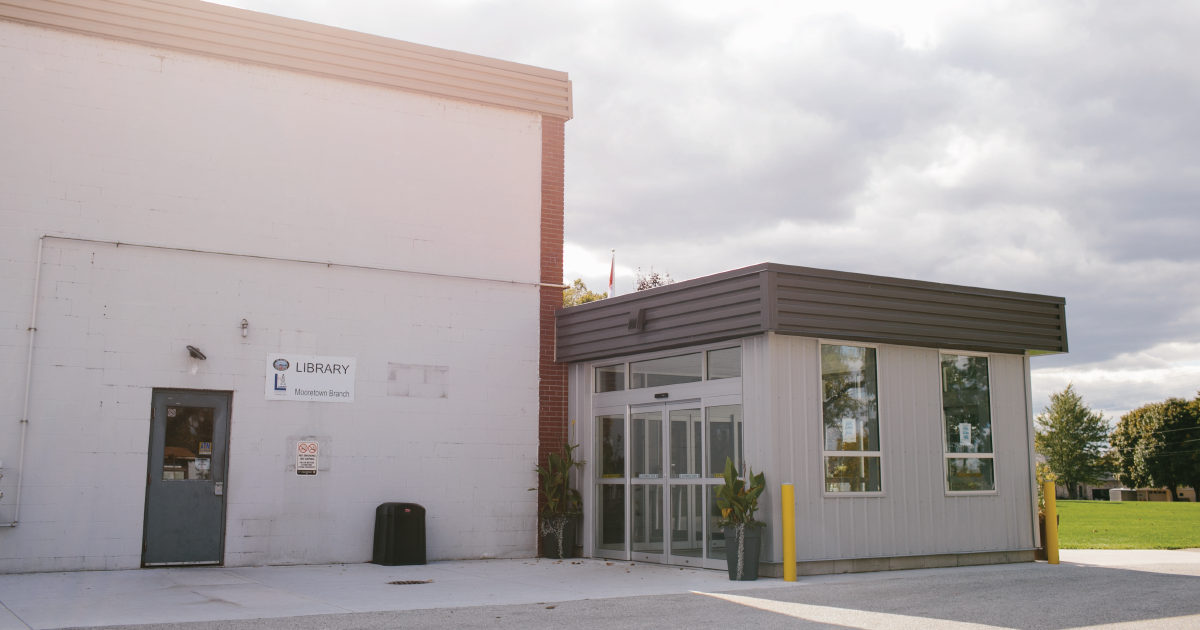 Exterior of Mooretown Library