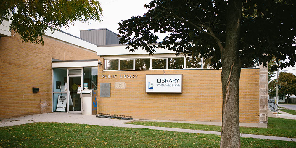 Exterior of Point Edward Library