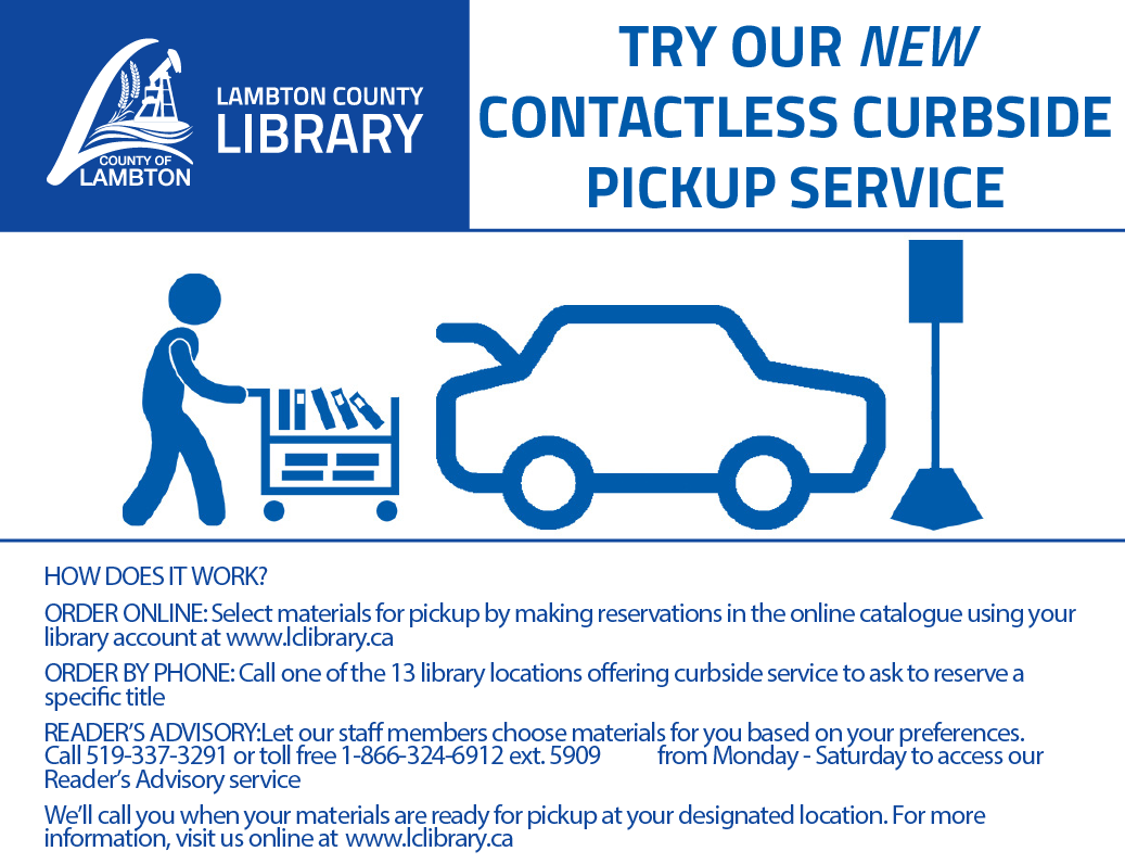 Lambton County Library Curbside Pickup Directions
