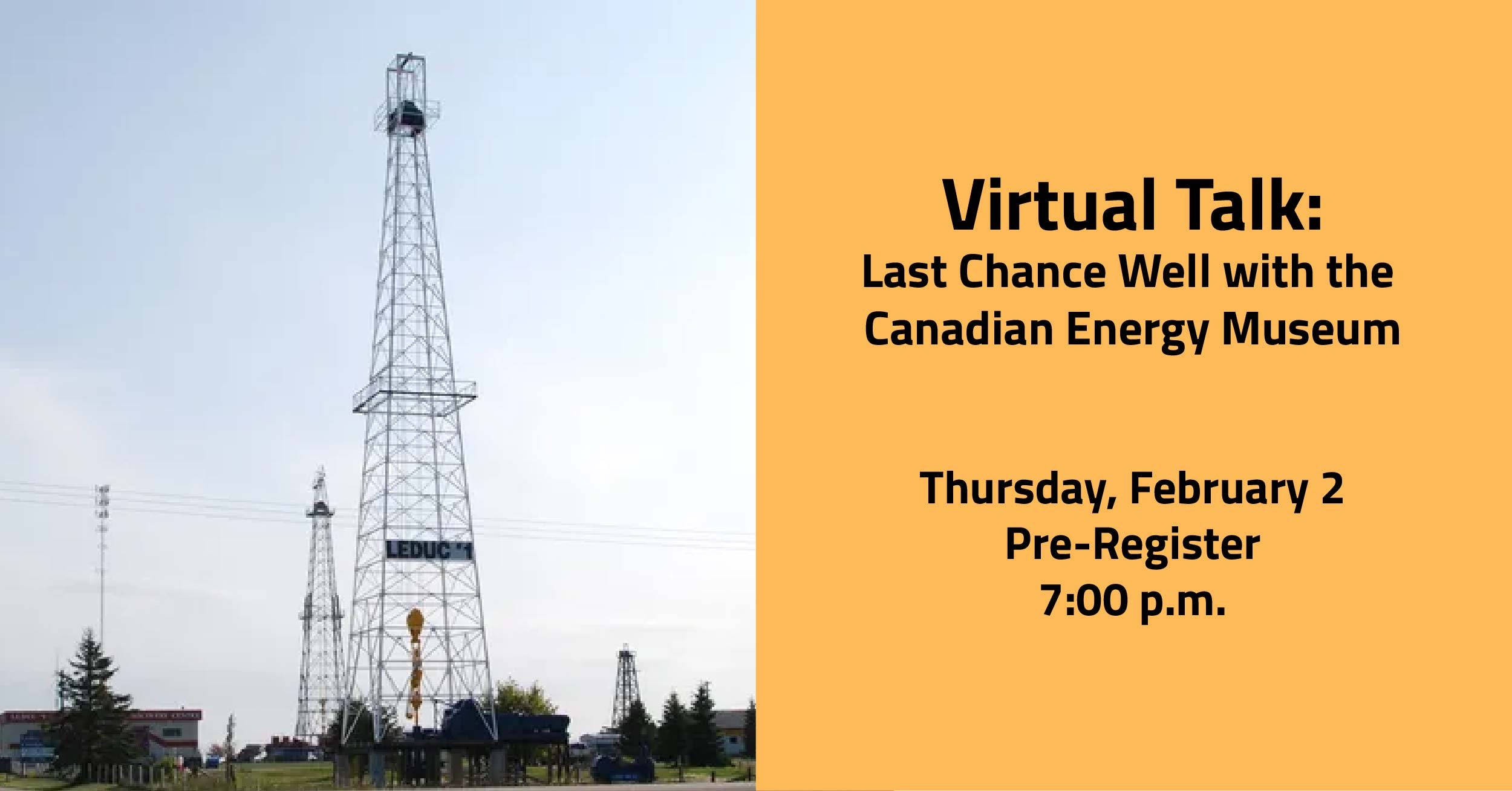 Virtual Talk promotional image for Last Chance Well
