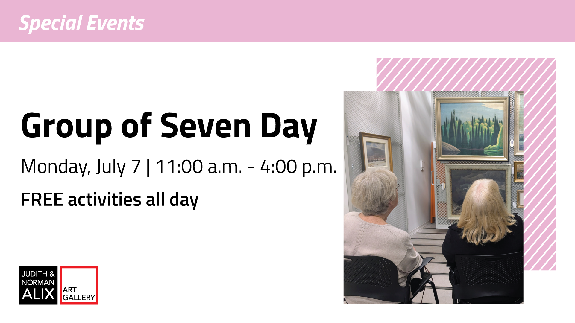 Group of seven day promotional image
