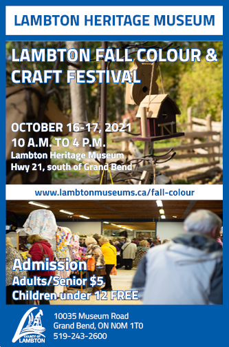 lambton fall colour & Craft festival advertisment