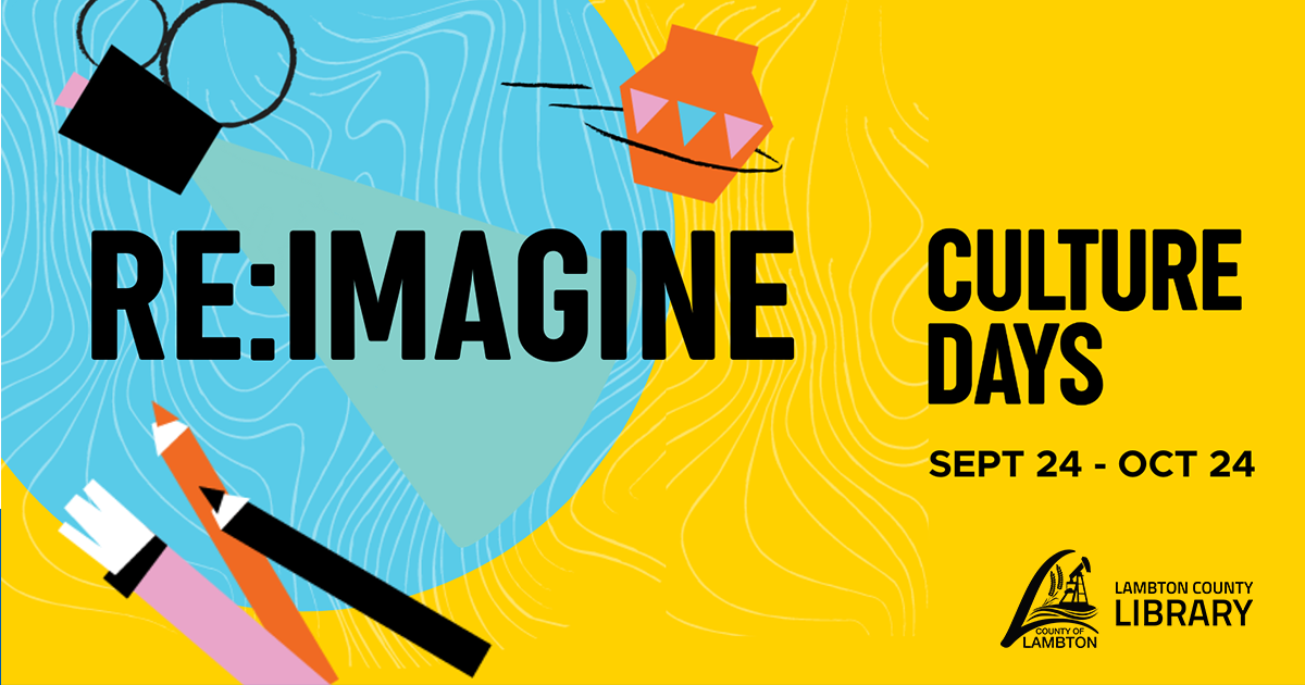 Culture Days cartoon graphic with event detail text