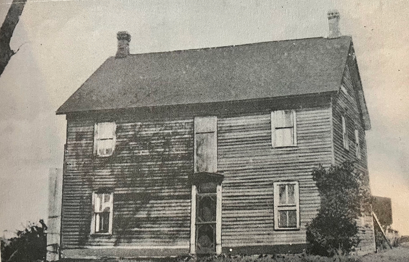 Historical photo of the McDonald homestead