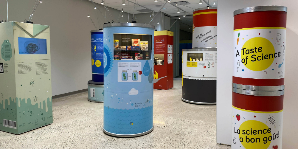 The feature exhibition 'A Taste of Science' at Lambton Heritage Museum